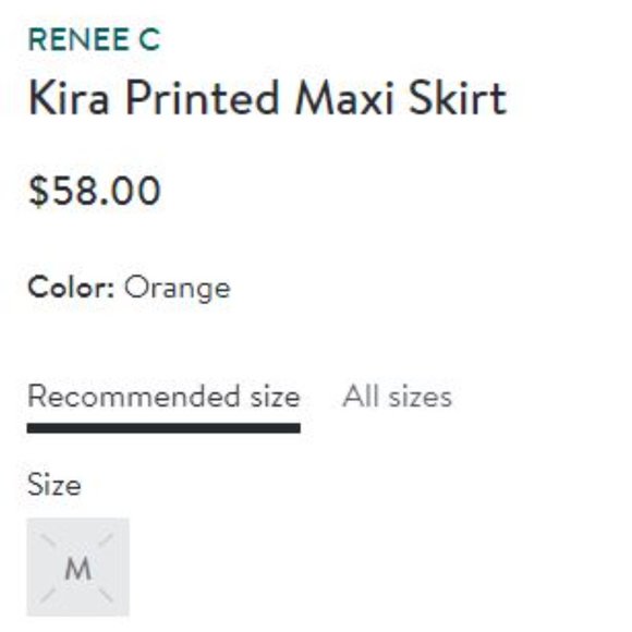 Renee C Kira Printed Maxi Skirt - Picture 5 of 6